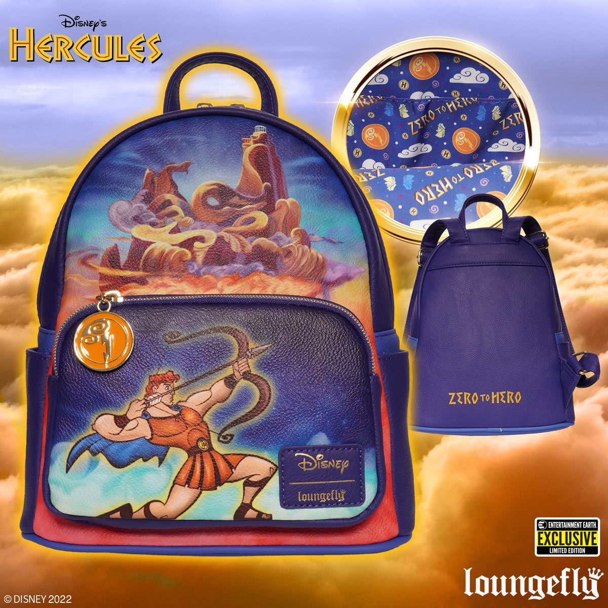Loungefly new summer release - Disney Princess Sketch Mini Backpack 