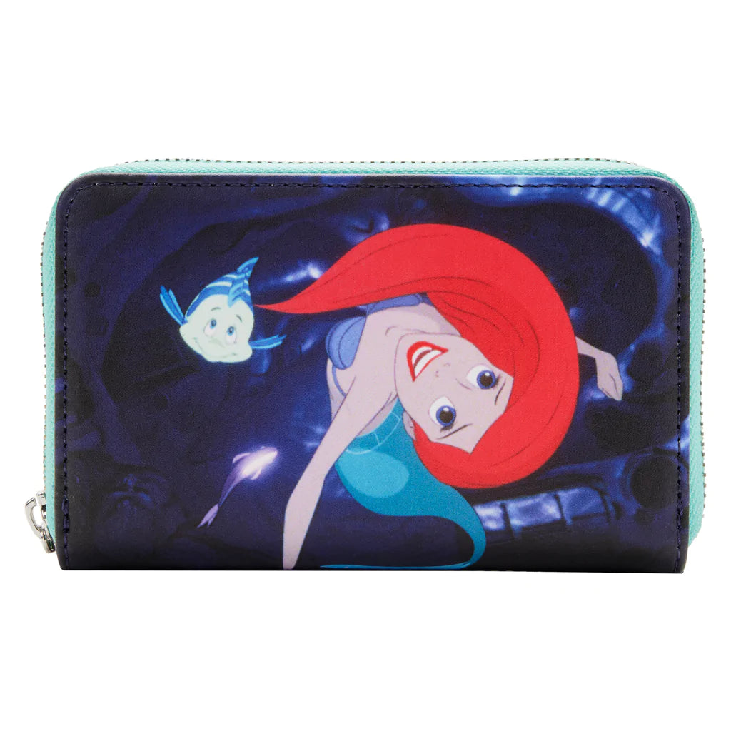 Movie Scenes (The Little Mermaid) Disney Zip Around Wallet by Loungefly