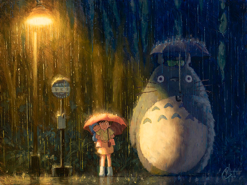 My Neighbor Totoro (Studio Ghibli) Premium Art Print – Collector's Outpost