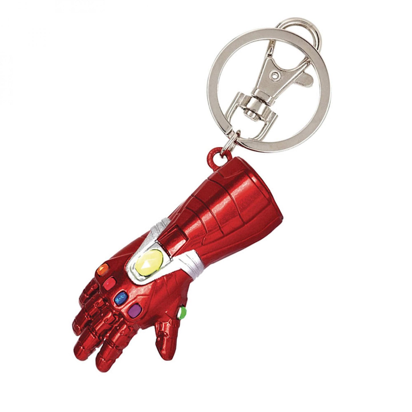 Load image into Gallery viewer, Nano Gauntlet Marvel Infinity Saga 3D Pewter Keychain
