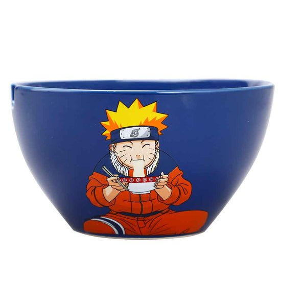 Naruto (Naruto Shippuden) 6" Ceramic Ramen Bowl with Chopsticks