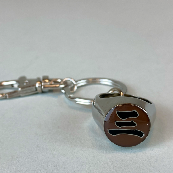 Hidan Akatsuki Ring Naruto Shippuden Metal Keychain
