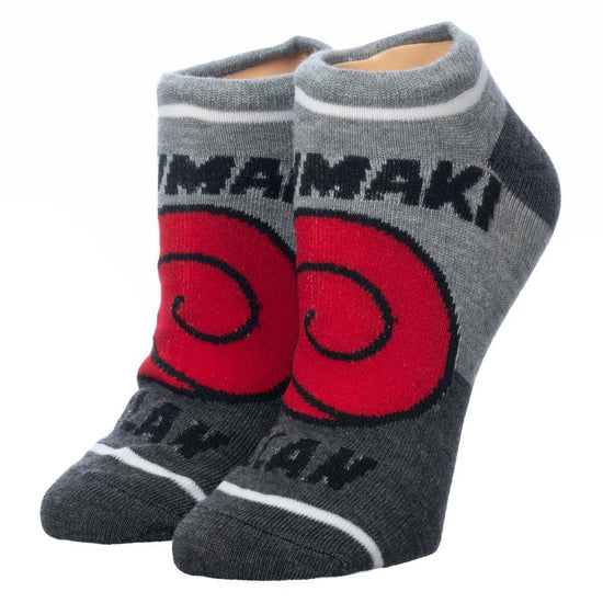 Naruto Shippuden Symbols Colorblock Ankle Socks 5 Pair Set