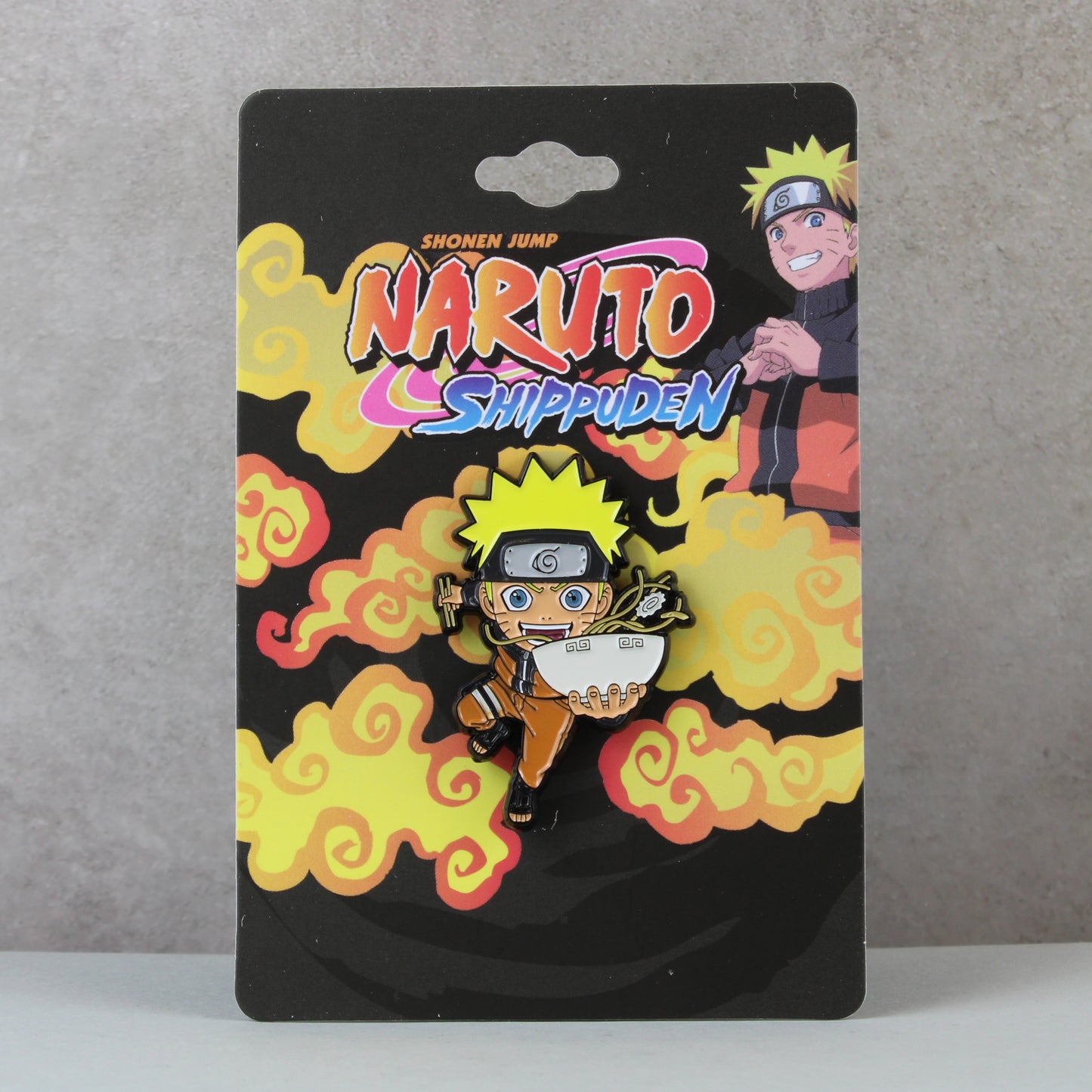 Load image into Gallery viewer, Naruto (Eating Ramen) Metal Enamel Pin
