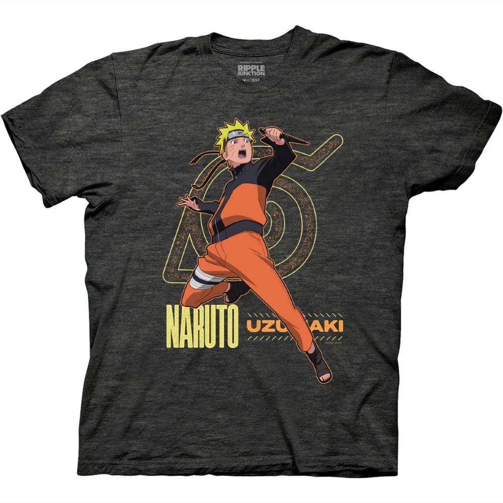 Naruto Uzumaki (Naruto Shippuden) Heather Grey Unisex Shirt