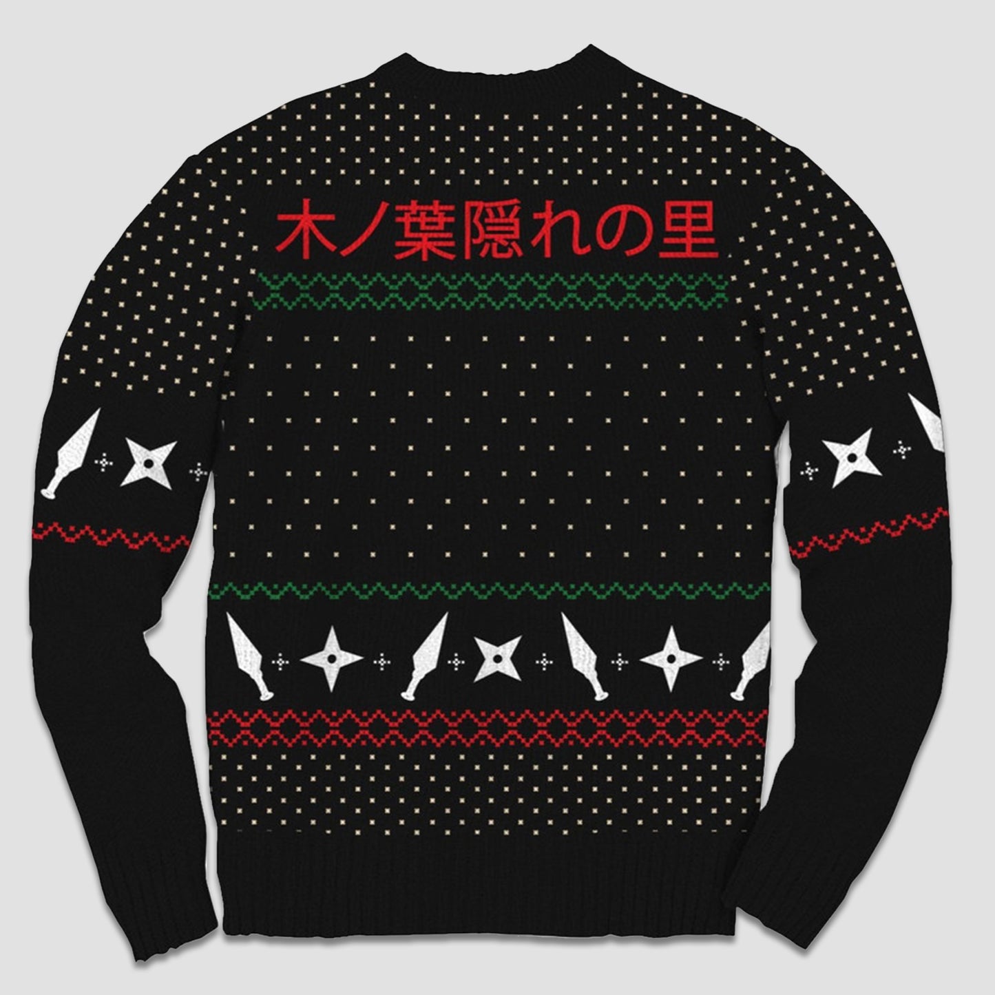Load image into Gallery viewer, Hidden Leaf Pattern (Naruto Shippuden) Holiday Fleece Sweater
