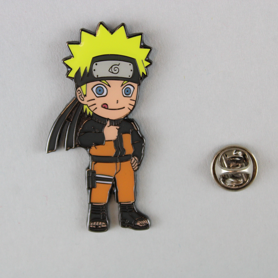 Thumbs Up Chibi Naruto (Naruto) Metal Enamel Pin