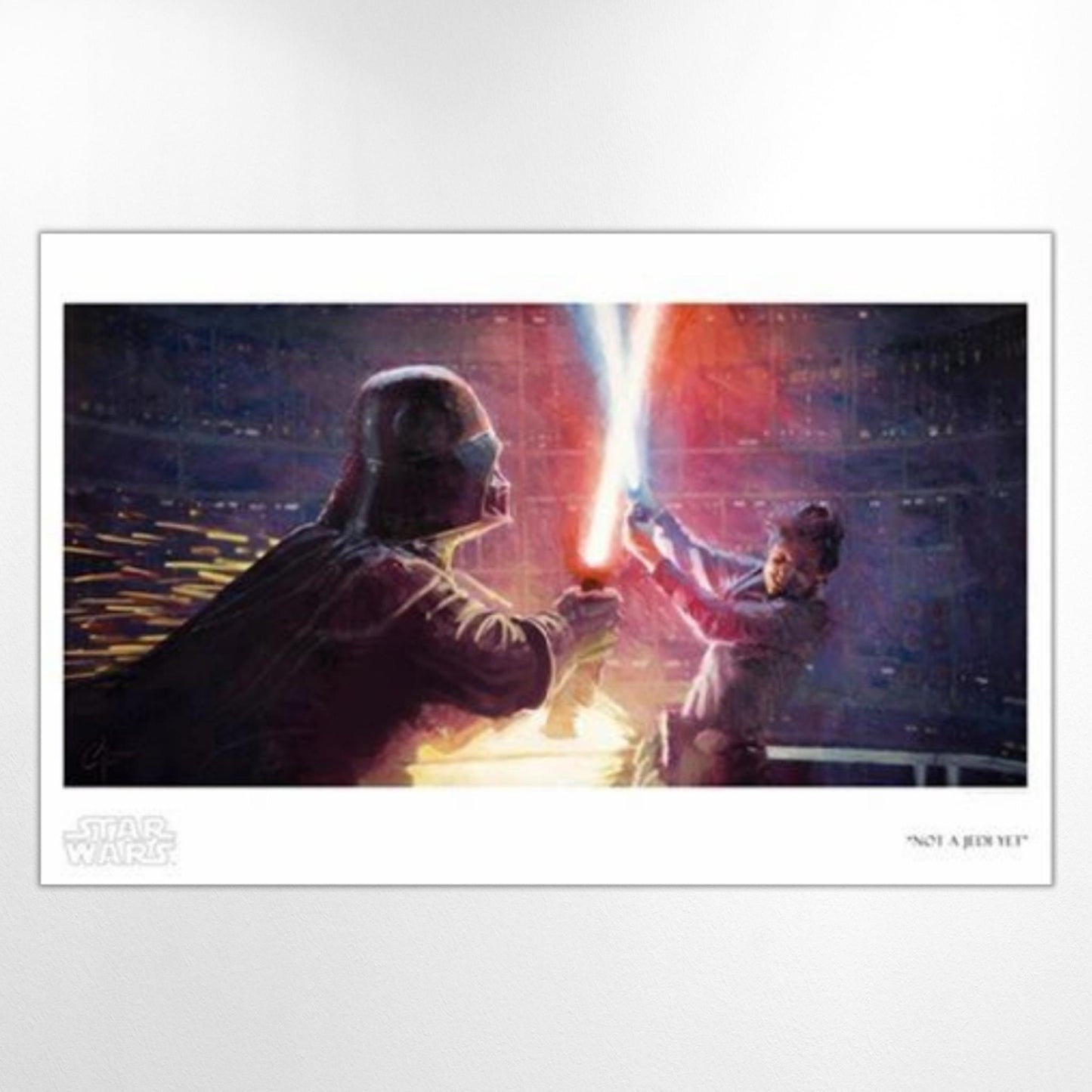 Load image into Gallery viewer, Not A Jedi Yet (Star Wars: The Empire Strikes Back) Premium Art Print
