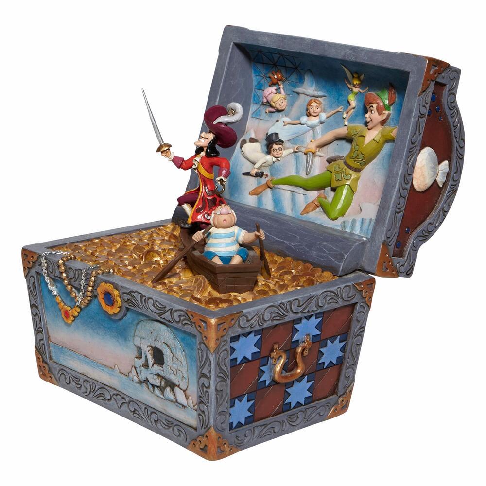 Disney Traditions Peter Pan Treasure Chest Statue by Jim Shore