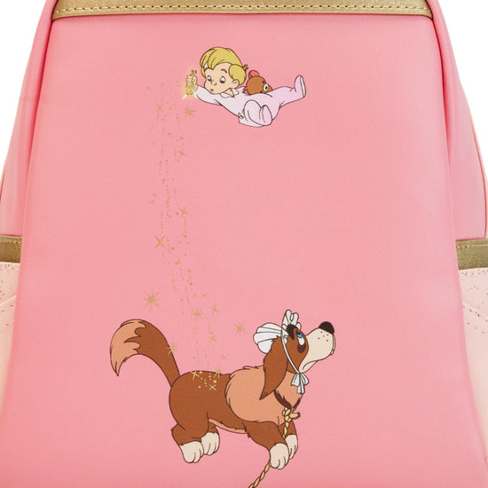 Load image into Gallery viewer, Peter Pan &amp;quot;You Can Fy!&amp;quot; (Disney) 70th Anniversary Mini Backpack by Loungefly
