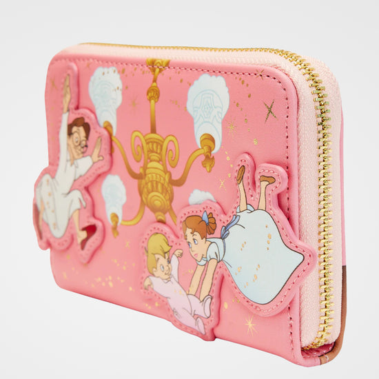 Load image into Gallery viewer, Peter Pan &amp;quot;You Can Fy!&amp;quot; (Disney) 70th Anniversary Zip-Around Wallet by Loungefly
