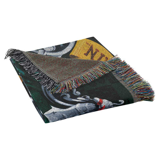 Slytherin Crest (Harry Potter) Woven Tapestry Throw Blanket