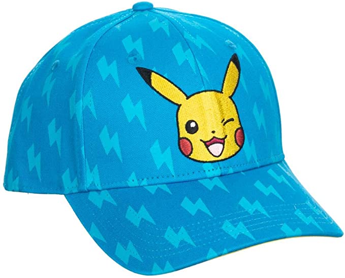 Load image into Gallery viewer, Pikachu Embroidered AOP Print Snapback Hat
