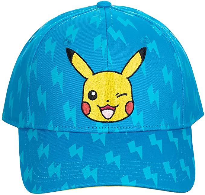 Pikachu Embroidered AOP Print Snapback Hat