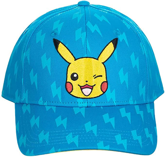 Pikachu Embroidered AOP Print Snapback Hat