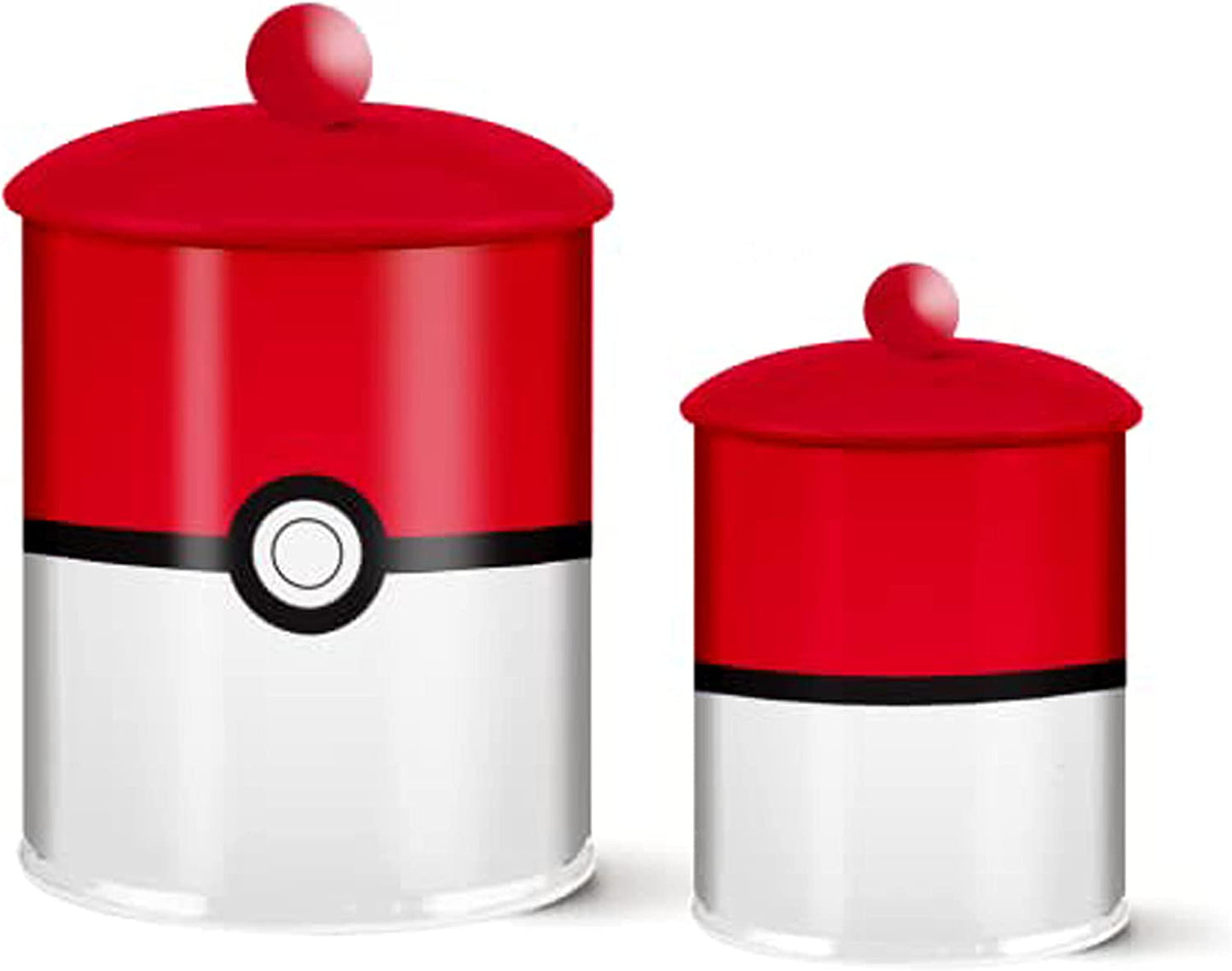 Load image into Gallery viewer, Poke Ball (Pokemon) Ceramic Cookie Jar
