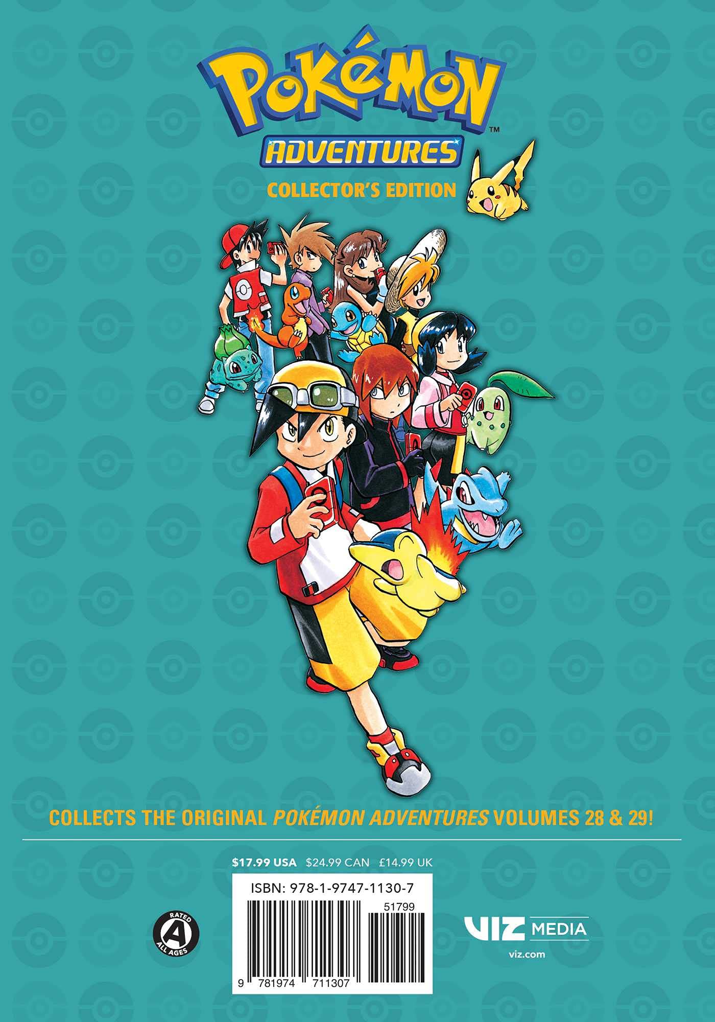 Pokemon Adventures Collector's Edition Manga Vol. 10