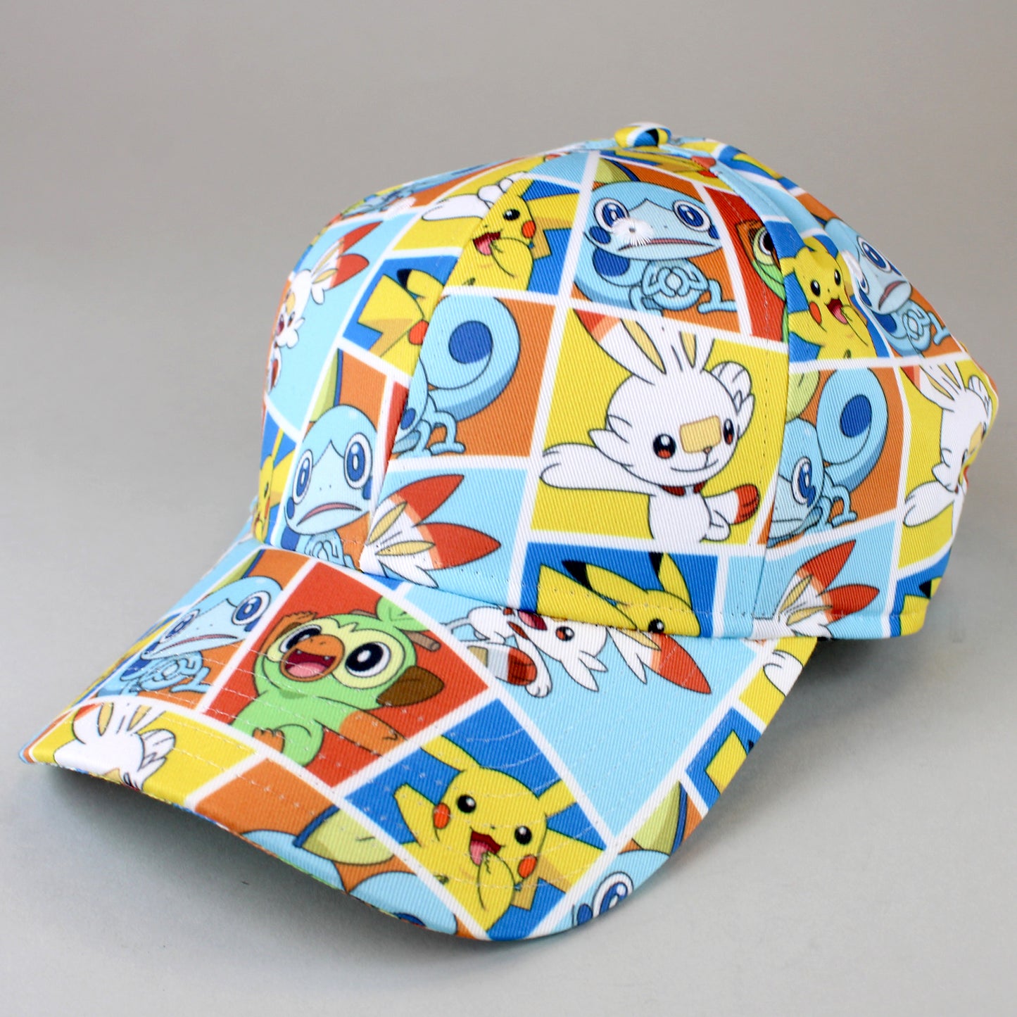 Galar Region Starters (Pokemon Sword and Shield) Colorblock Snapback Hat