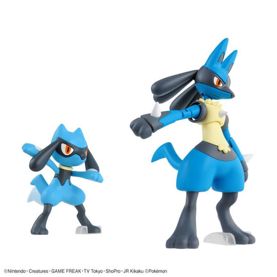 Riolu & Lucario Pokemon Bandai Spirits Model Kit