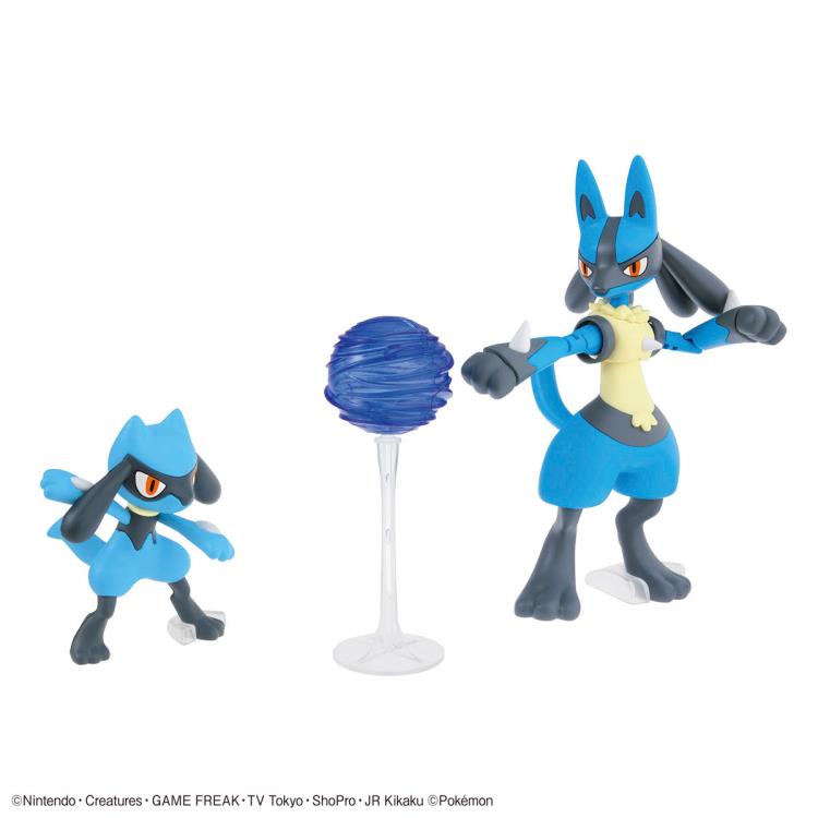 Riolu & Lucario Pokemon Bandai Spirits Model Kit