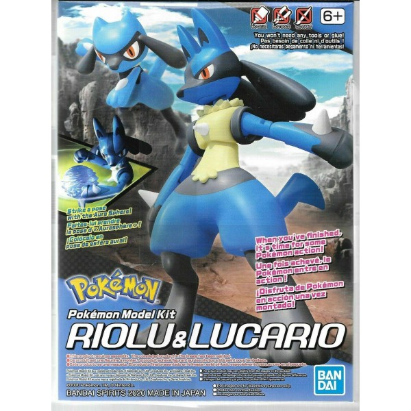 Riolu & Lucario Pokemon Bandai Spirits Model Kit