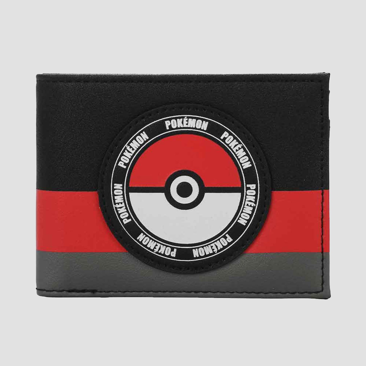 Load image into Gallery viewer, Pokemon Trainer (Poke Ball) Black Bi-fold Wallet
