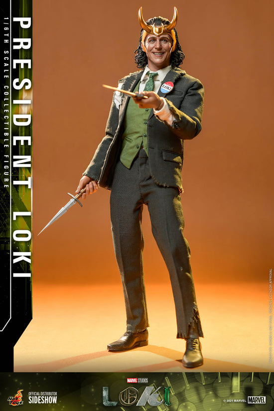 President Loki Variant (Loki Series) Marvel 1:6 Scale Figure by Hot Toys