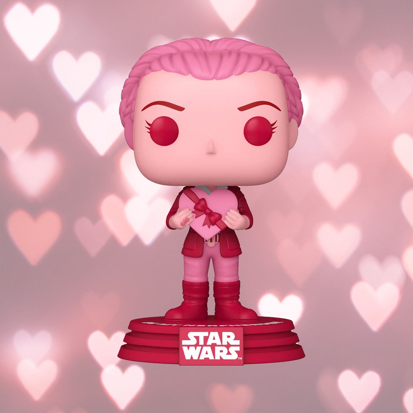 Figura Princesa Leia Star Wars San Valentín POP Funko 589
