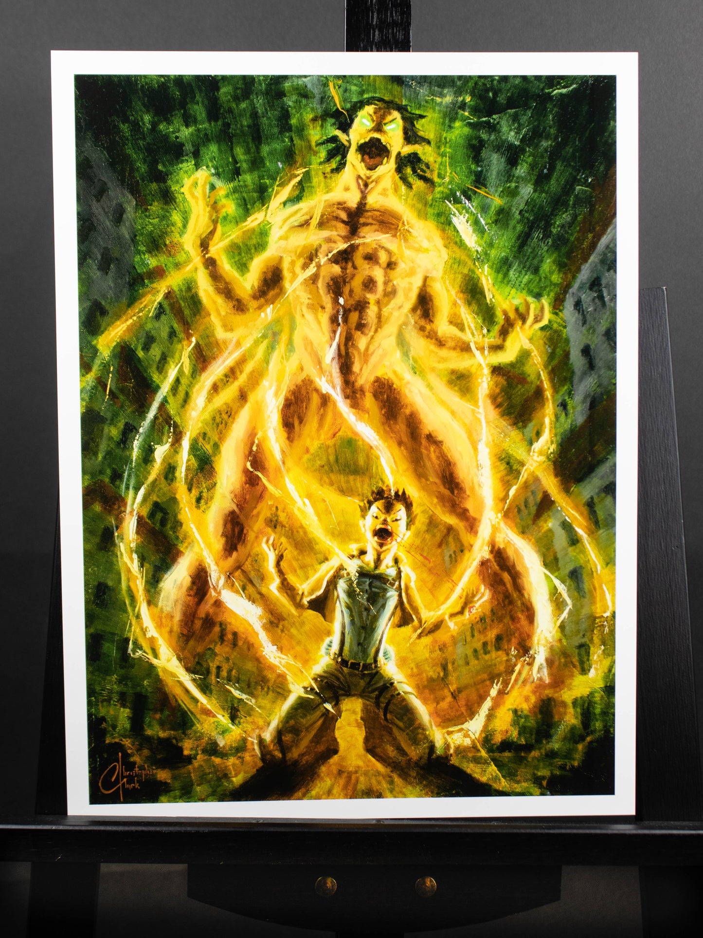 Load image into Gallery viewer, Eren&amp;#39;s Titan (Attack on Titan) Premium Art Print
