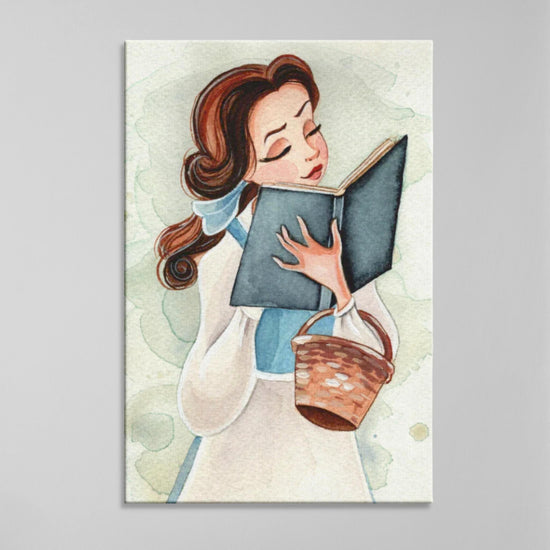 Belle (Beauty and the Beast) Disney Watercolor Art Print