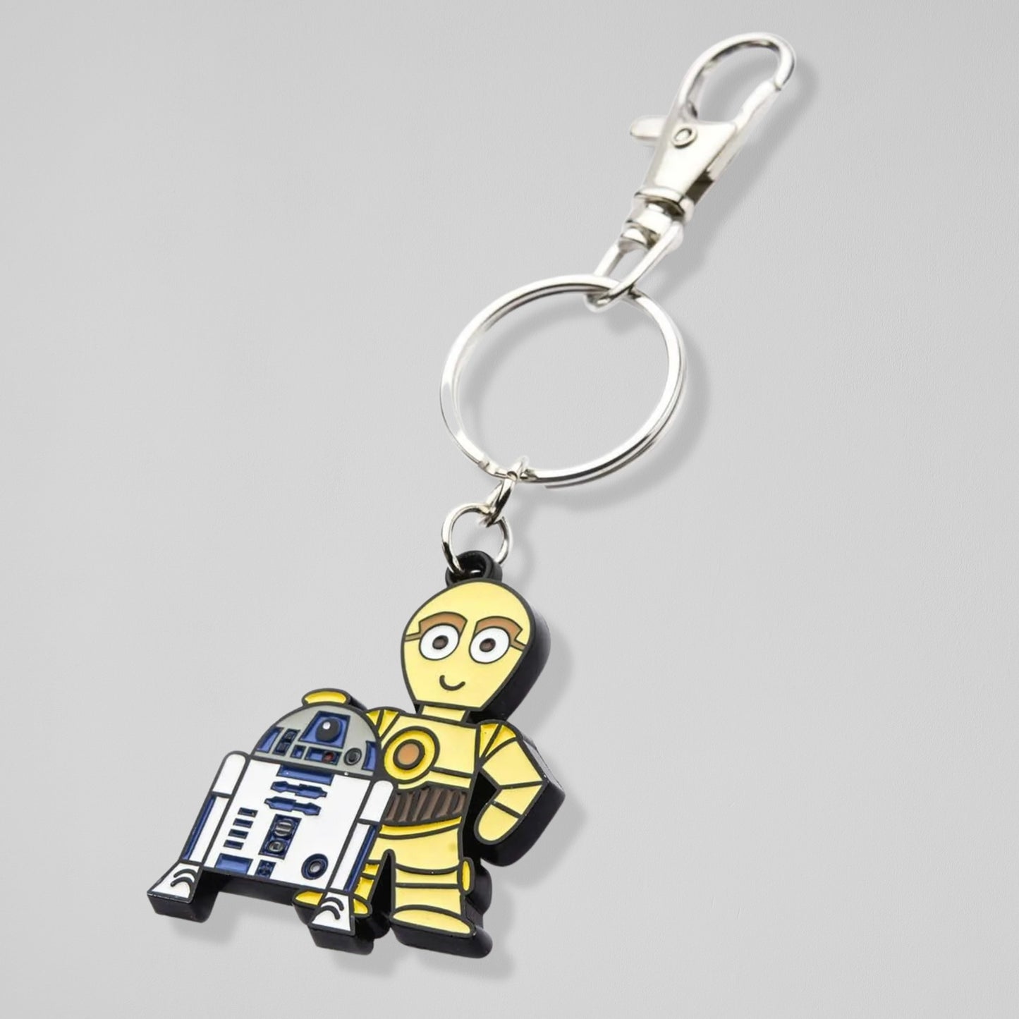 R2-D2 and C-3PO (Star Wars) Metal Keychain