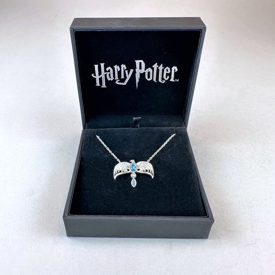 Ravenclaw Diadem (Harry Potter) Crystal Accent Necklace in Sterling Silver