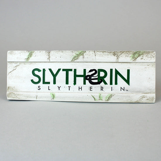 Slytherin Hogwarts House Harry Potter Stone Resin Desk Sign