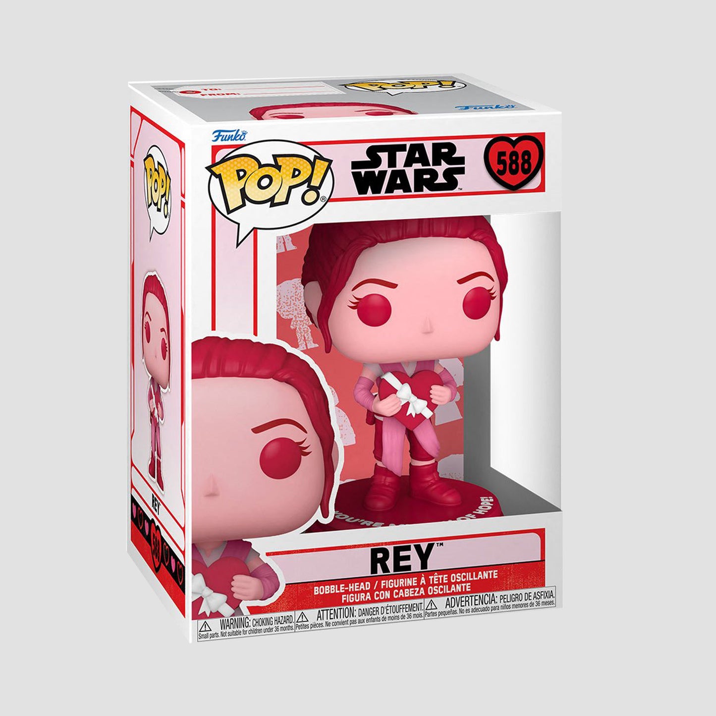 Rey Star Wars Valentine's Day Funko Pop!