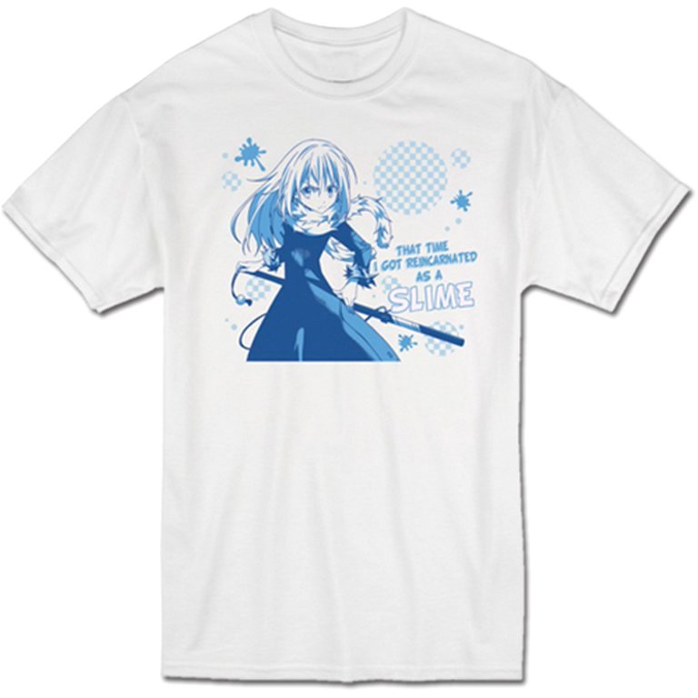 *Clearance* Rimuru Tempest (That Time I Got Reincarnated As A Slime) Unisex White Shirt