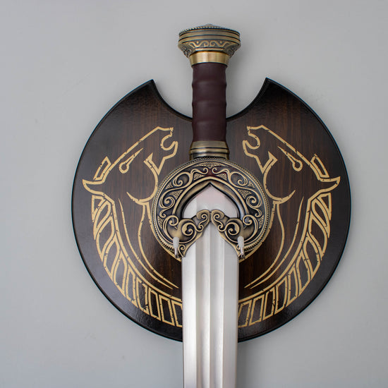 Load image into Gallery viewer, King Theoden Lord of the Rings Sword Steel Replica Herugrim
