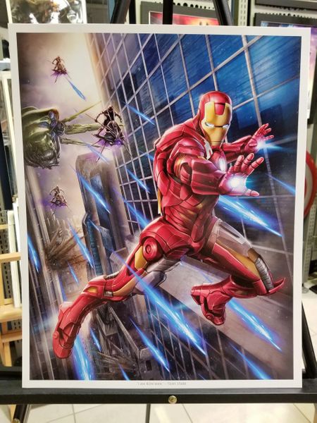 Load image into Gallery viewer, Iron Man &amp;quot;I am Iron Man!&amp;quot; (Marvel) Premium Art Print
