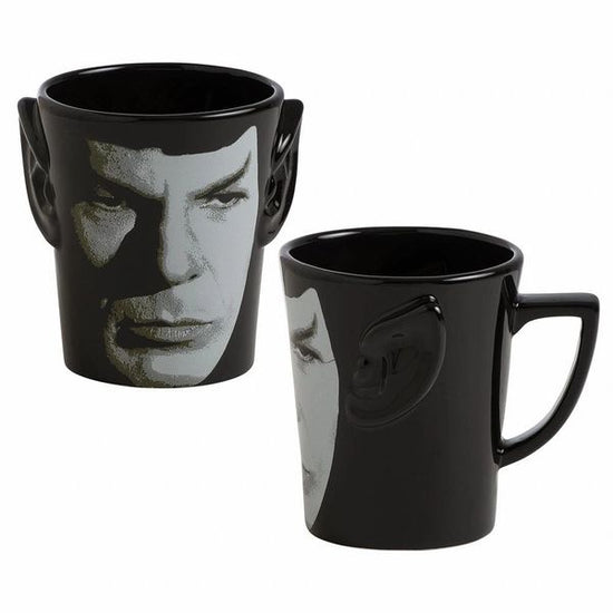 Load image into Gallery viewer, Live long, prosper, and drink tea.  Enjoy this Star Trek The Original Series sculpted mug with Vulcan Ears in honor of Spock. 
