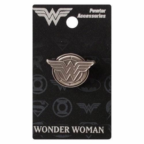 Wonder Woman (DC Comics) Logo Pewter Lapel Pin