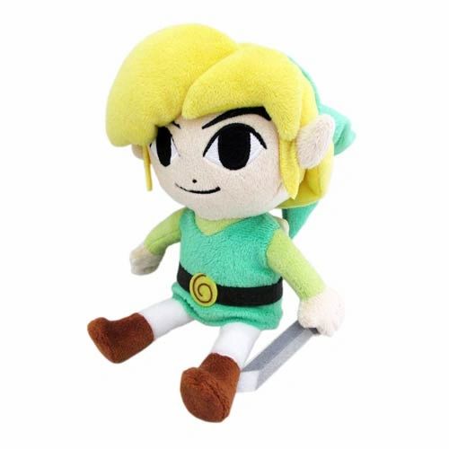 Load image into Gallery viewer, Toon Link 8&amp;quot; Plush from The Legend of Zelda: The Wind Waker 
