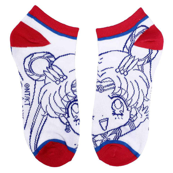 Sailor Moon Crystal Line Ankle Socks 5 Pair Set