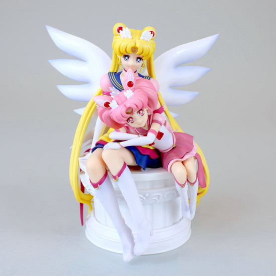 Eternal Sailor Moon and Eternal Sailor Chibi Moon (Usagi & Chibiusa) Ichiban Statue