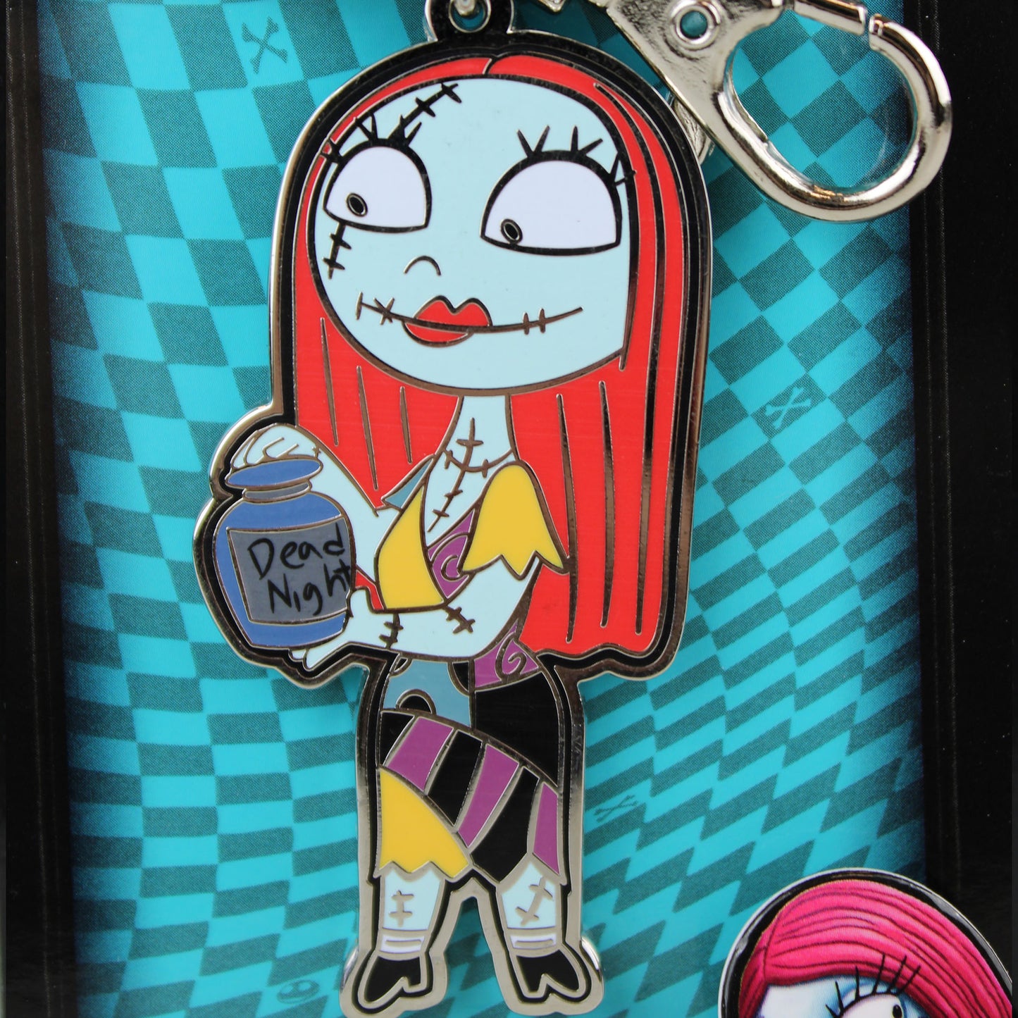Sally (The Nightmare Before Christmas) Colored Pewter Keychain