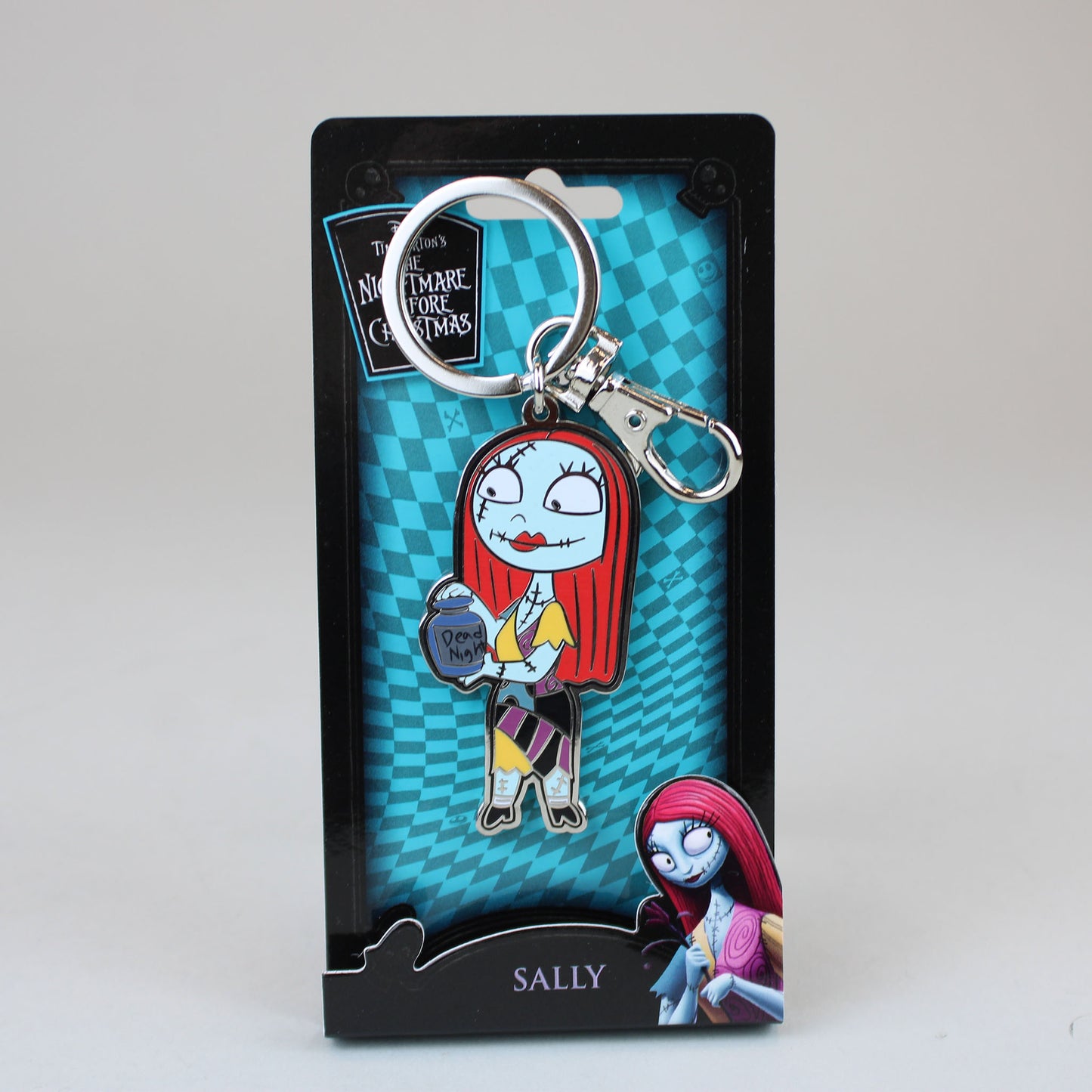 Sally (The Nightmare Before Christmas) Colored Pewter Keychain