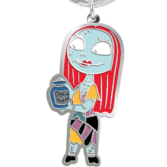 Load image into Gallery viewer, Sally (The Nightmare Before Christmas) Colored Pewter Keychain
