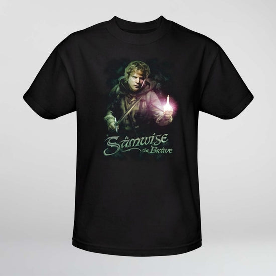 Load image into Gallery viewer, Samwise The Brave (The Lord of the Rings) Unisex Black Shirt
