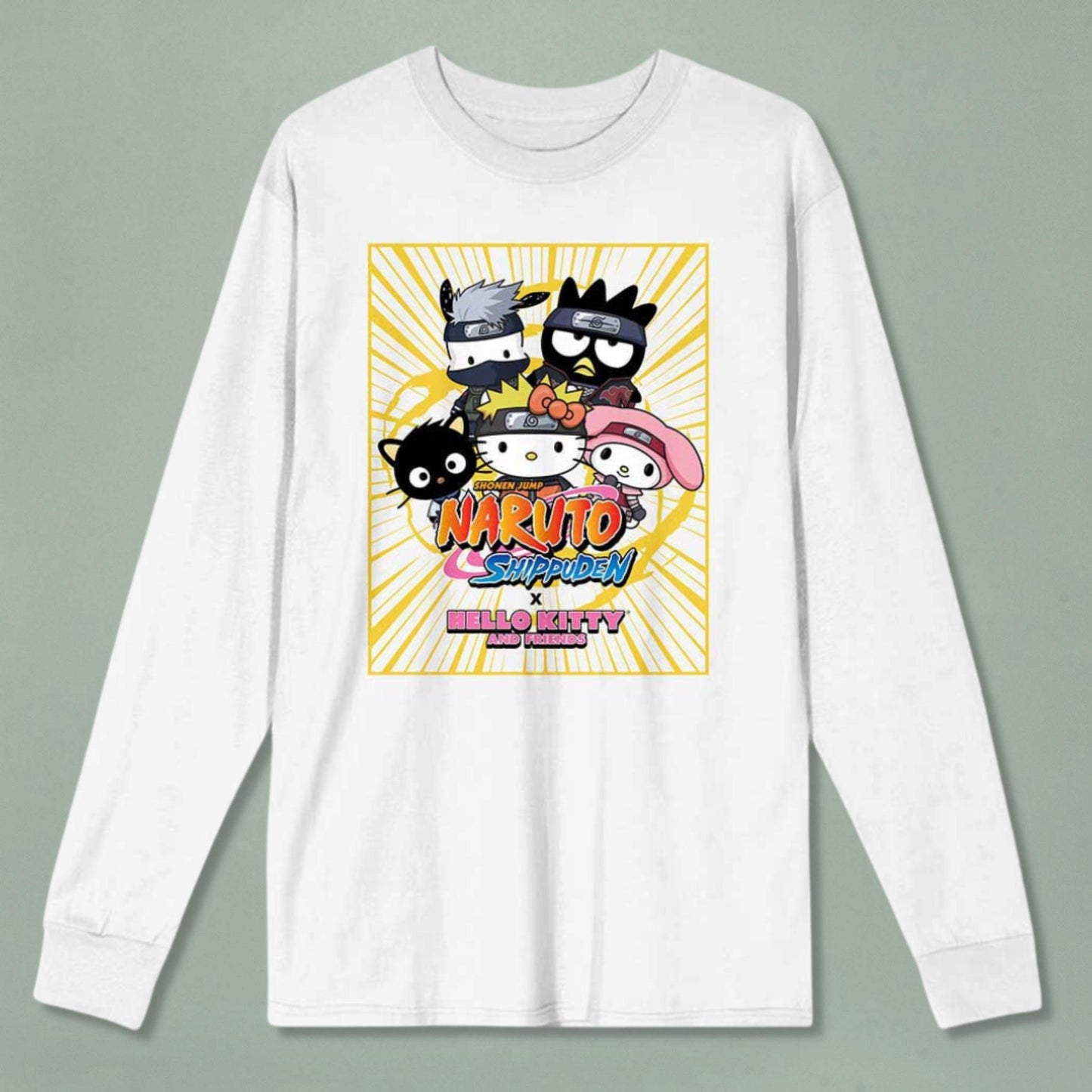 Naruto Shippuden x Hello Kitty & Friends Group Long Sleeve Shirt