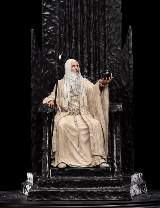 Saruman the White on Throne (Lord of the Rings) Limited Edition 20th Anniversary Statue by Weta Workshop