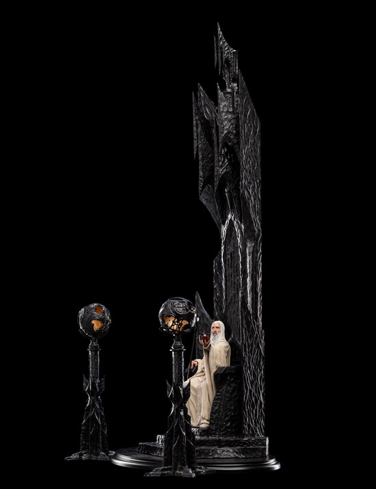 Saruman the White on Throne (Lord of the Rings) Limited Edition 20th Anniversary Statue by Weta Workshop