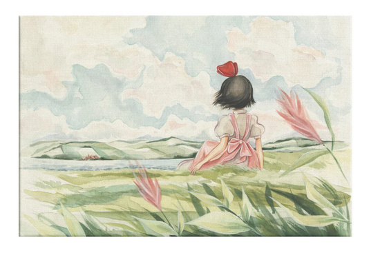 Load image into Gallery viewer, Kiki&amp;#39;s Delivery Service (Studio Ghibli) Watercolor Art Print
